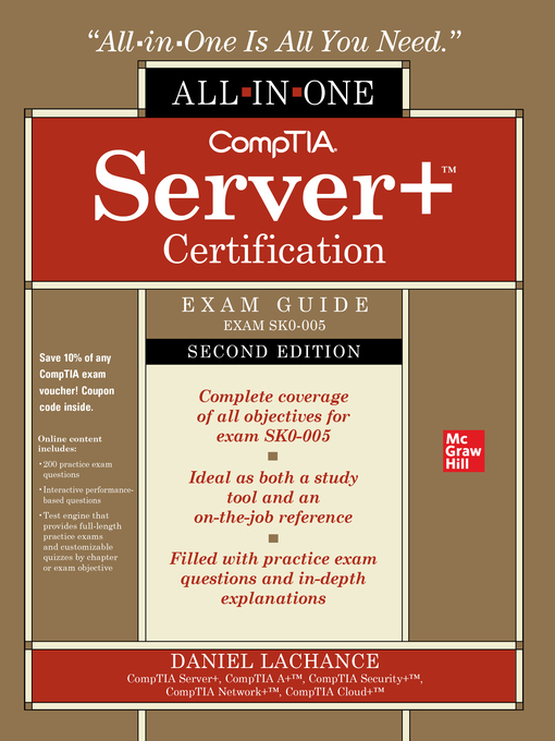 Cover image for CompTIA Server+ Certification All-in-One Exam Guide (Exam SK0-005)